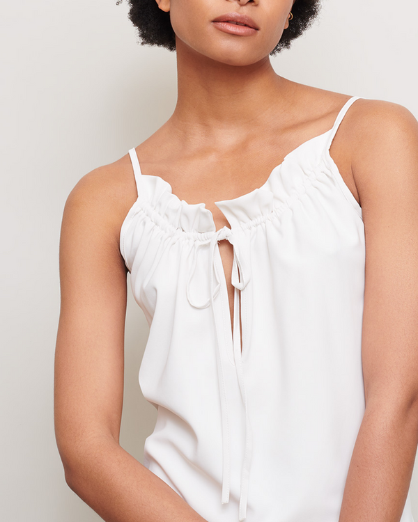 Ruffle Top in Cream