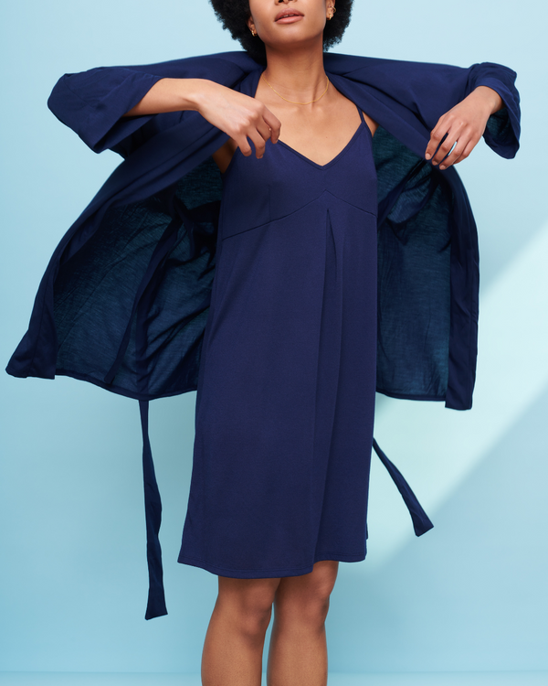 Robe in Navy