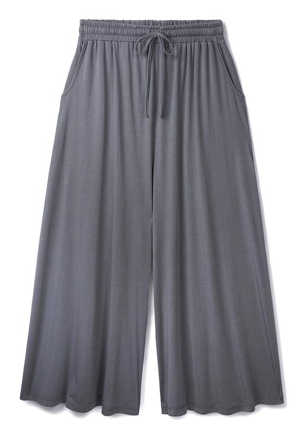 Stone Wide Leg Culottes in 37.5® Technology Jersey